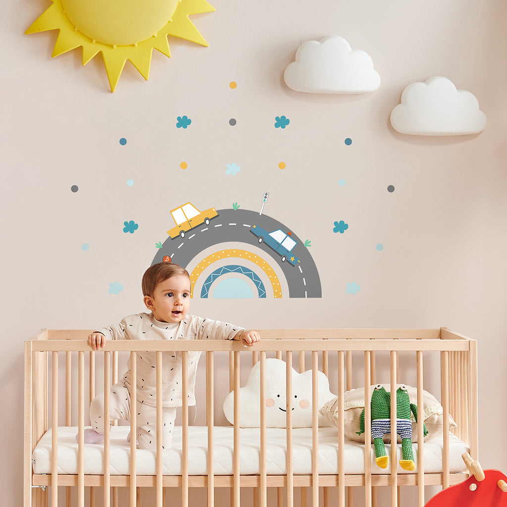 dekoracija Stikea Velika duga "Autići"