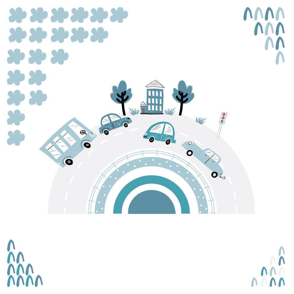 dekoracija Stikea Velika duga "Gradić"