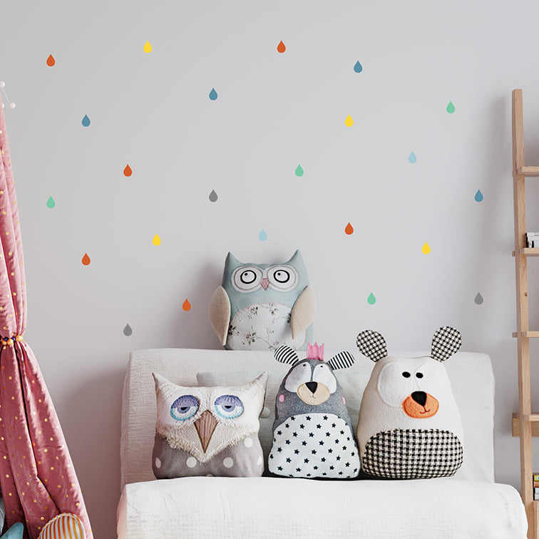 Stikea plava laguna/cigla crvena/limun žuta/menta/nebo plava/siva Kapljice