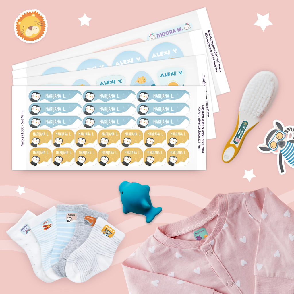 Set stikera Stikea Set Vrtić