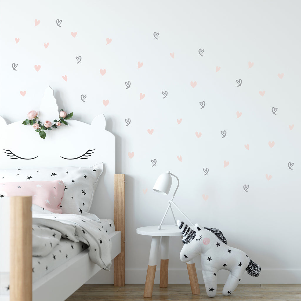 Stikea srebrna/baby roze Srculence