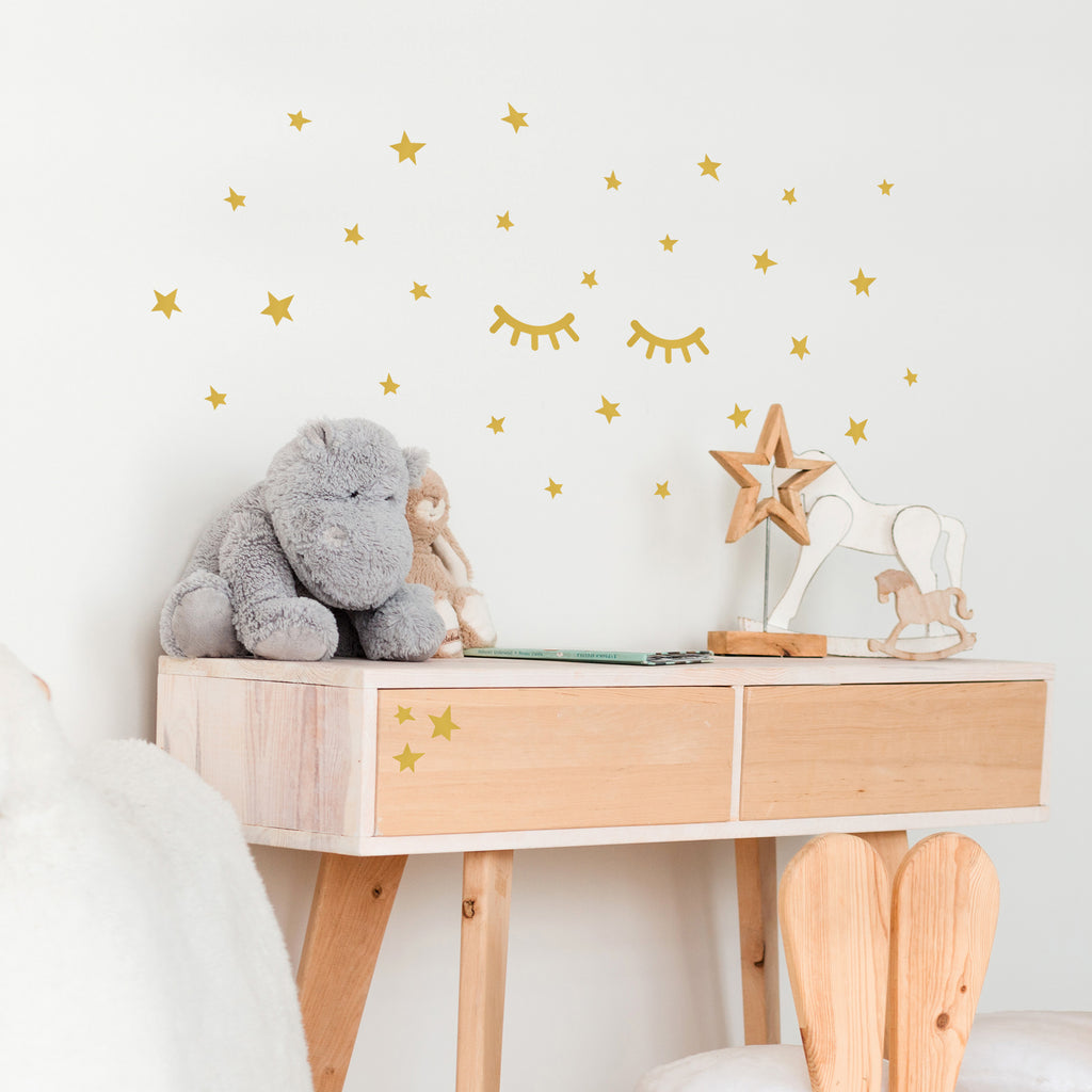 Stikea zlatna Trepavice i zvezdice