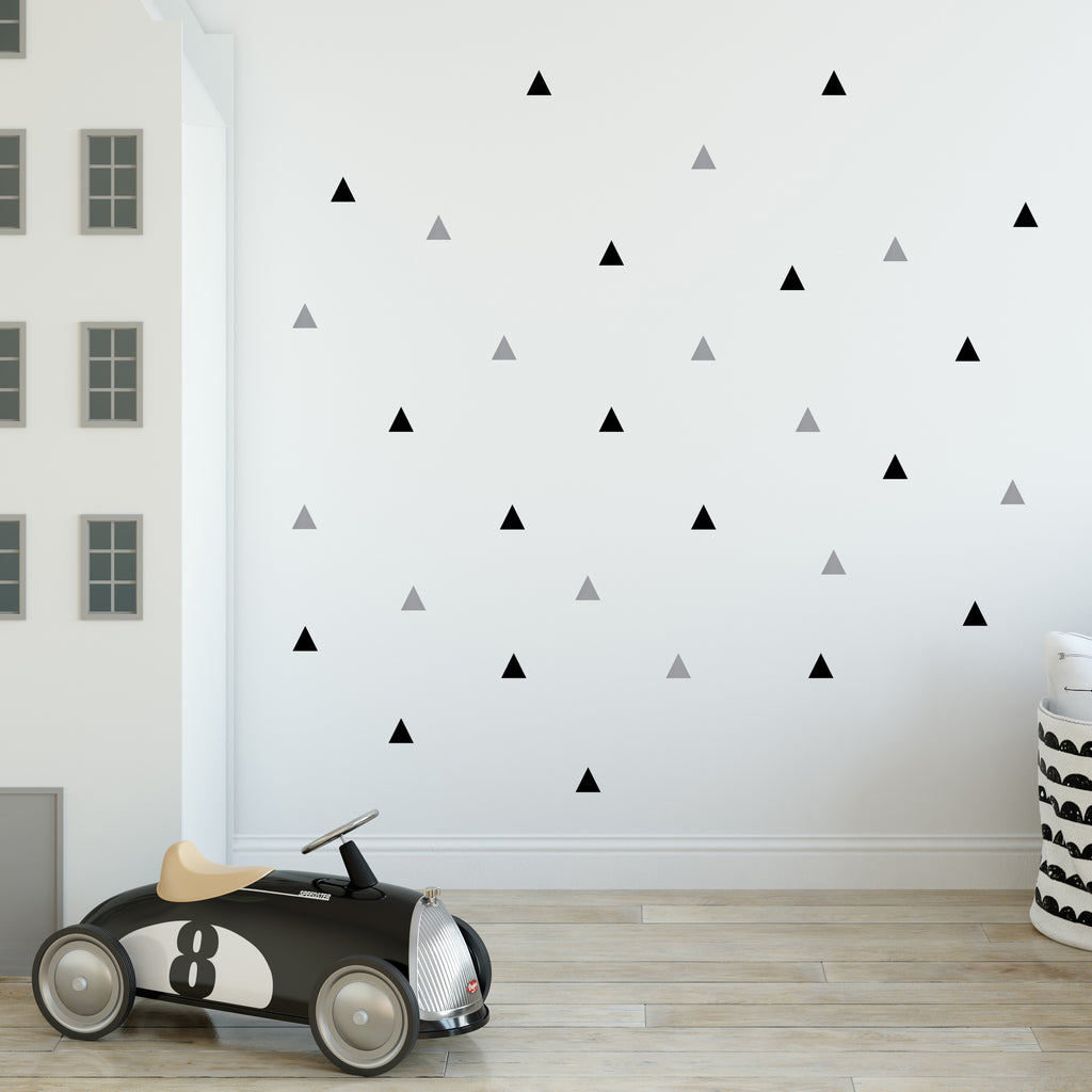 Stikea srebrna/crna Trouglići