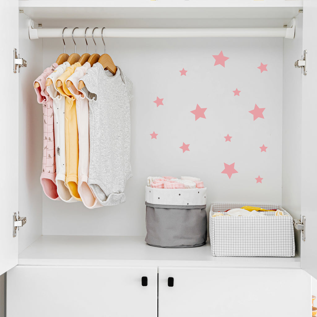 Stikea rumena roze Zvezdice